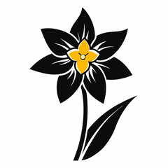 Narcissus Black silhouette