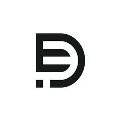 ED letter logo design for multiple use , Icon , apps icon , logo