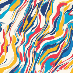 Illustration of Multi color Geometric 