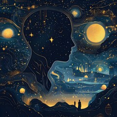 Fototapeta premium Starry Sky Fantasies