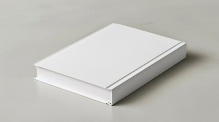 The white hardcover book