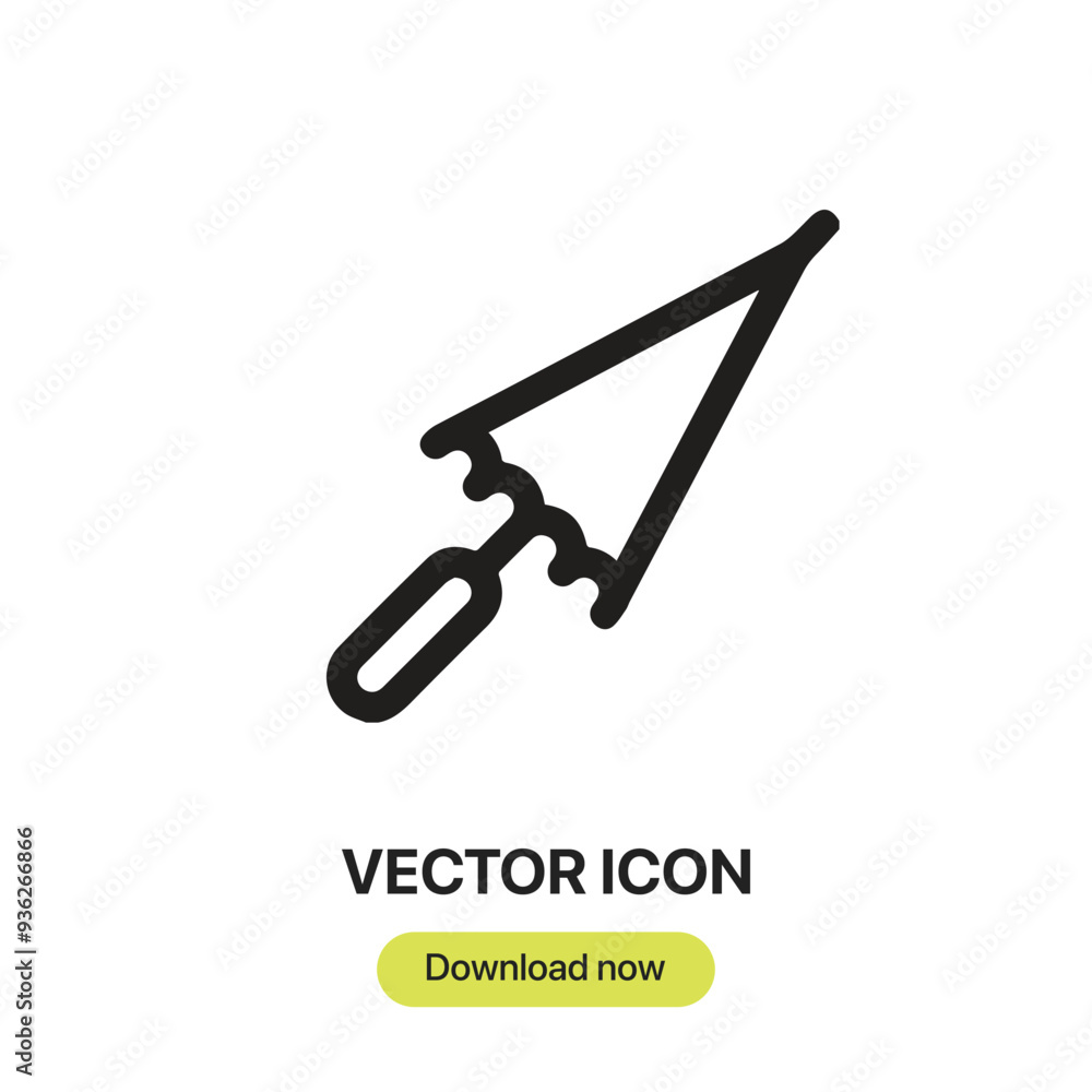 Aufkleber umbrella icon vector. linear-style sign for mobile concept and web design. umbrella symbol illustrat