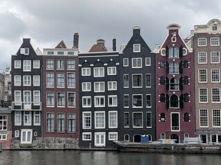 Amsterdam houses and canal