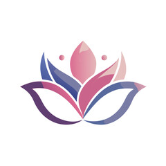 Elegant beauty logo featuring a floral element in a minimalist style, perfect for skincare, salon, wellness, and natural cosmetic branding design