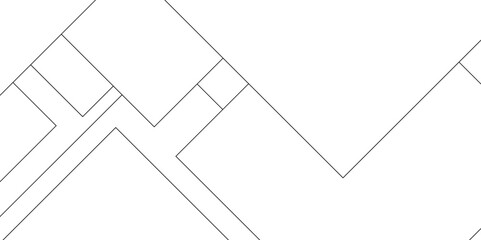 Abstract industrial Design random lines black on white background.Geometric seamless minimalist pattern with straight lines design.luxury black geometric random chaotic lines.squares and triangle line