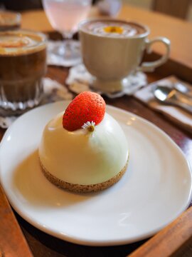 strawberry cheeses pie 