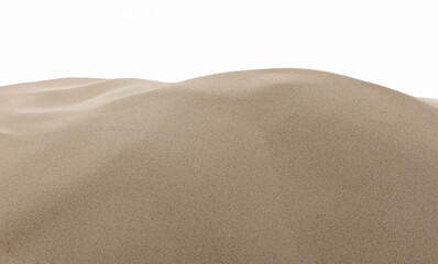 waves on sand white backgound