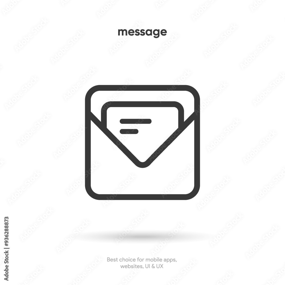 Fototapete 3d isolated vector elements. minimal modern message, chat, speak, dialog, chatting icon emblem symbo