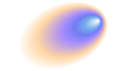 Gradient pastel blue purple orange aura background