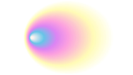 Gradient pastel blue pink yellow aura background