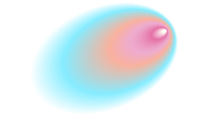 Gradient pastel pink orange blue aura background