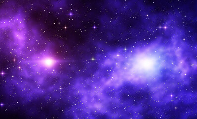 background with stars purple