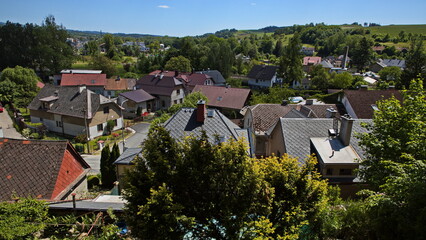 View of Letohrad, Usti nad Orlici District, Pardubice Region, Czech Republic, Europe
