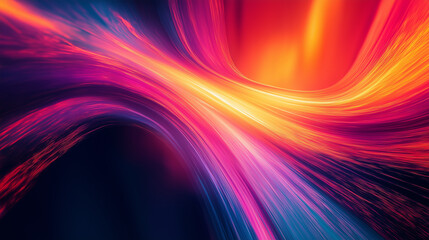 Obraz premium A colorful, swirling pattern with a purple and orange hue