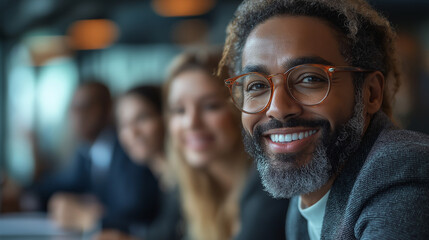 Fototapeta premium Make each day a success. Cropped portrait of a businessman sitting in the boardroom during a presentation.