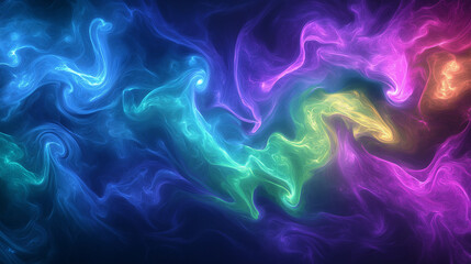 A colorful swirl of light and color that appears to be a part of a larger image