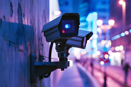 &Uuml;berwachungskameras im st&auml;dtischen Raum f&uuml;r Sicherheit und Schutz