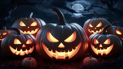 Creepy Yet Whimsical Halloween Night in a Foggy Graveyard: Haunted Mansion, Ghostly Apparitions, and Enchanting Atmosphere.