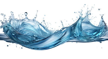 Obraz premium water splash isolated on white background 