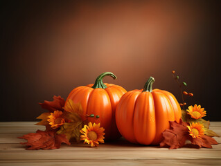 Hand drawn style thanksgiving background.