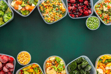 Freezing fresh vegetables