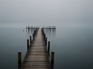 Foggy Pier.