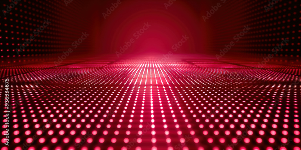 Poster red technological abstract background