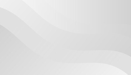 Abstract white and gray wave background. Vector illustration