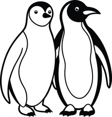 two penguins