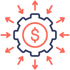 Obraz premium Diversification Icon