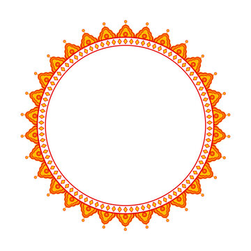 Durga Puja Border, Arch, Frame, Background Advertisement Design for Durga Puja Offer, Sale, Discount, Tags Design