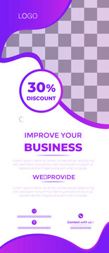 Business roll up banner design for business events, annual meetings, presentations, marketing, promotions,