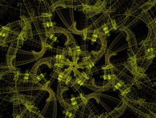 Imaginatory fractal abstract background Image