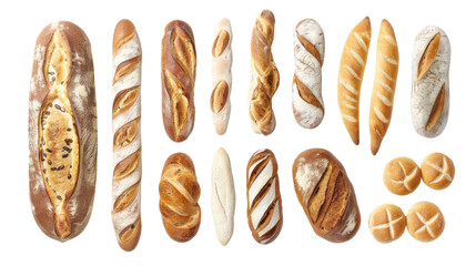 Assortment of Freshly Baked Bread.