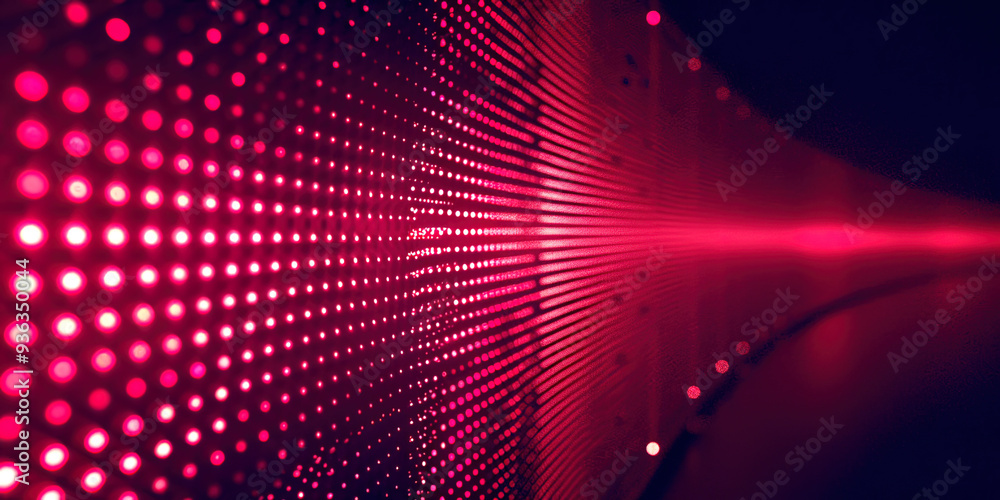 Poster red technological abstract background