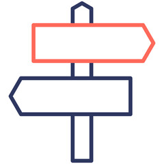 Fototapeta premium Signpost Icon