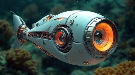 Futuristic Underwater Drone