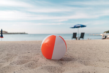 Obraz premium isolated image of a Beach Ball