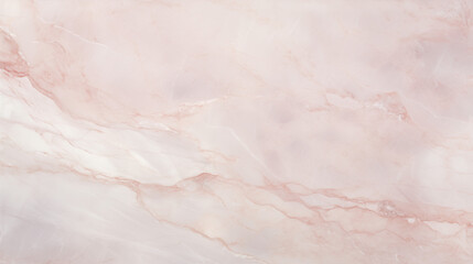 Pale pink marble texture with high resolution and fine, soft veins in shades of cream and light gray. The surface of the marble is polished and smooth, with a gentle and calm appearance.