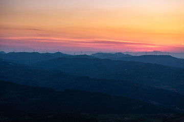 sunset from green mountain