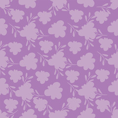 seamless vintage flower pattern on navy background