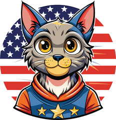 create    cute cat Full Body  vector style silhouette with white background