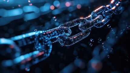 Digital Chain - Abstract Concept
