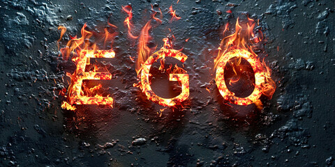 The burning word of the Ego