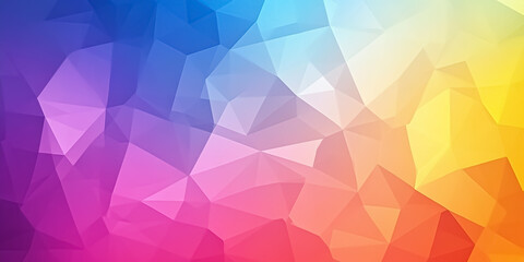 Obraz premium polygon background. Colorful abstract