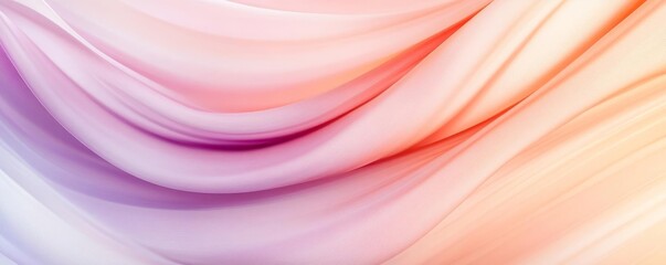 Light peach and lavender swirls on a pastel background, soft color palette, abstract