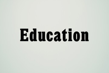 Obraz premium Education Word Concept. Graphic Resource