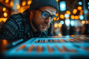 A CFO preparing a financial performance report, with a focus on profitability, efficiency, and risk management metrics.