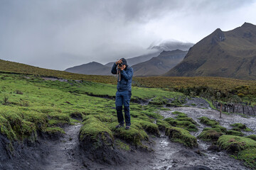 Fototapeta premium hiking in the mountains