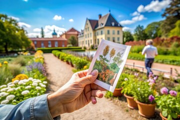Delicate Fingers Gently Grasp Seed